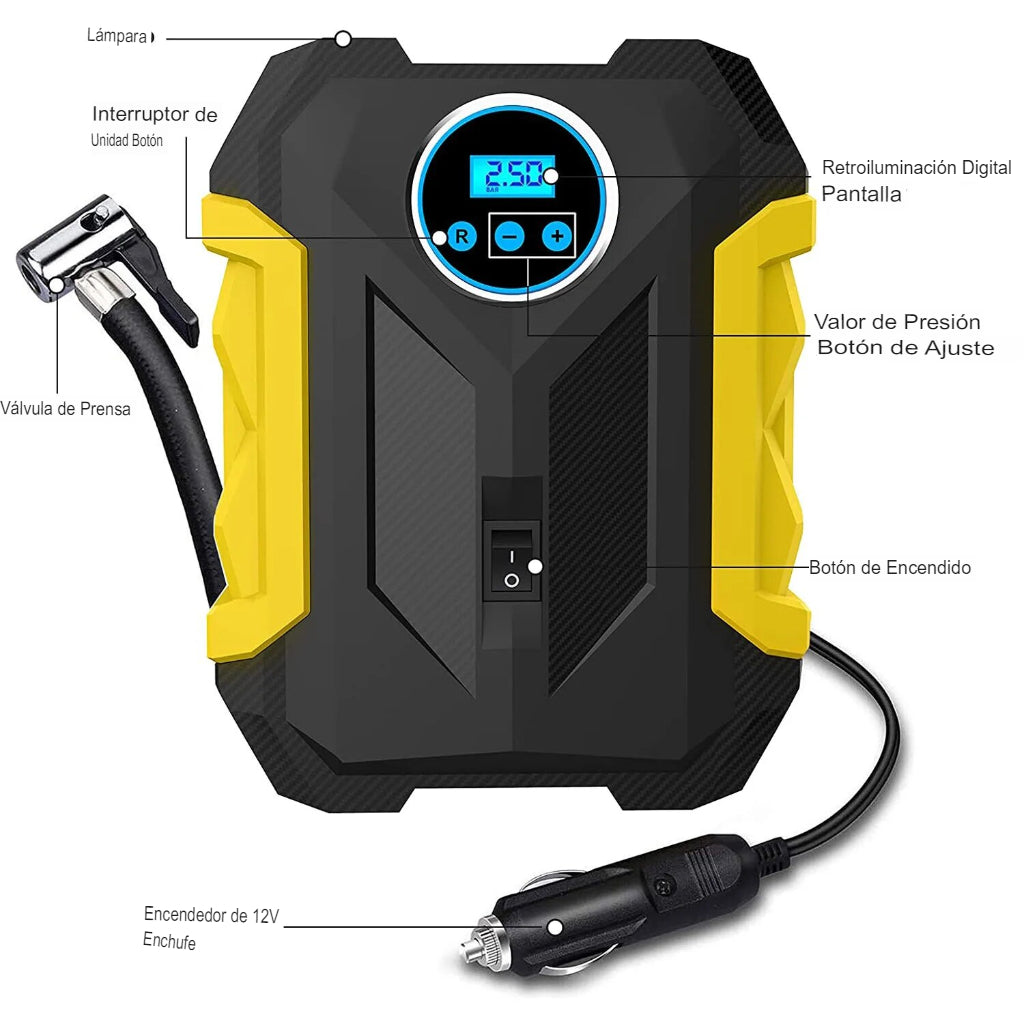 "AirPulse Pro: Potencia y Eficiencia en Cada Inflado"