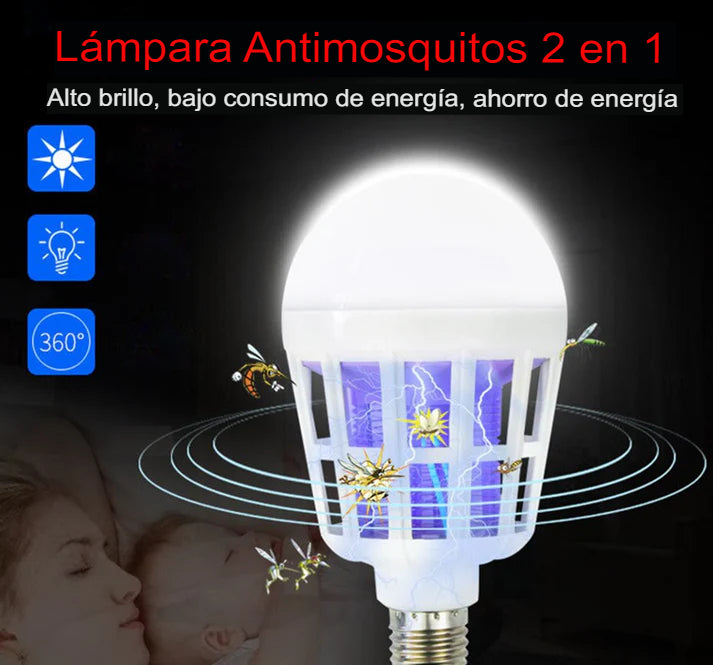 BOMBILLO MATA MOSQUITOS OFERTA ESPECIAL COMPRA 1 ¡Llévate 1 GRATIS!