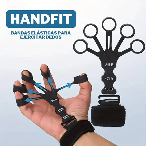 HANDFIT - BANDAS ELÁSTICAS PARA EJERCITAR DEDOS