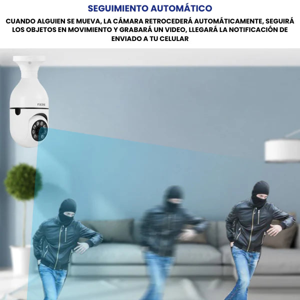 Bombilla Espía: Cámara de Seguridad Inalámbrica con Visión Nocturna