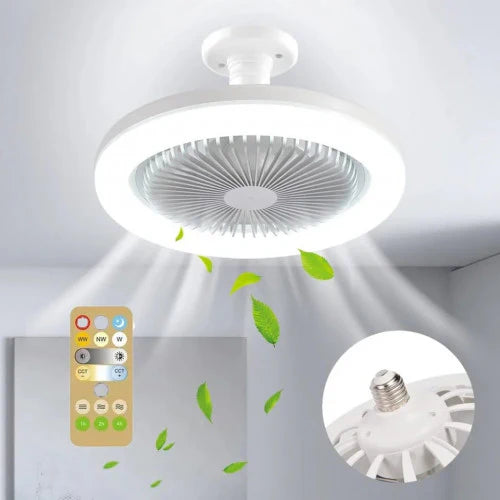 "AuraLight: Iluminación y Frescura al Estilo Abanico"