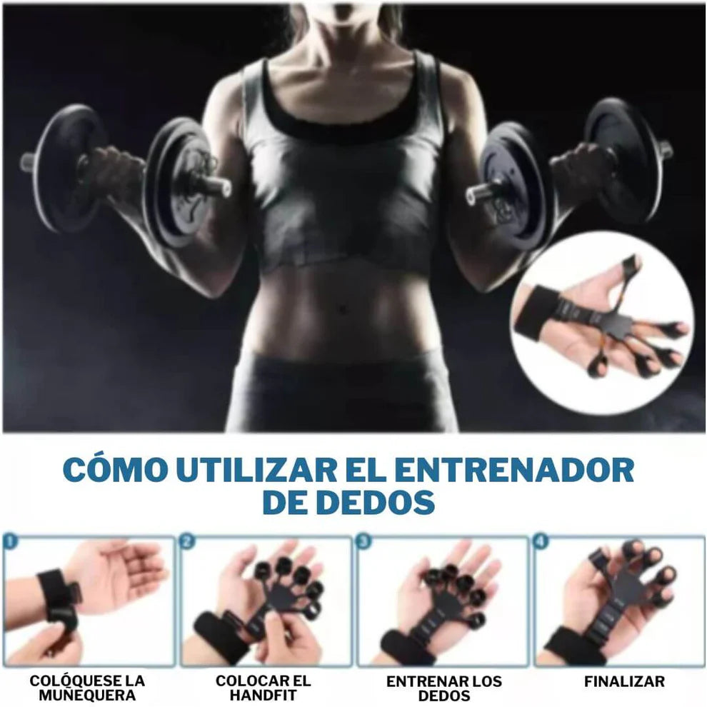 HANDFIT - BANDAS ELÁSTICAS PARA EJERCITAR DEDOS