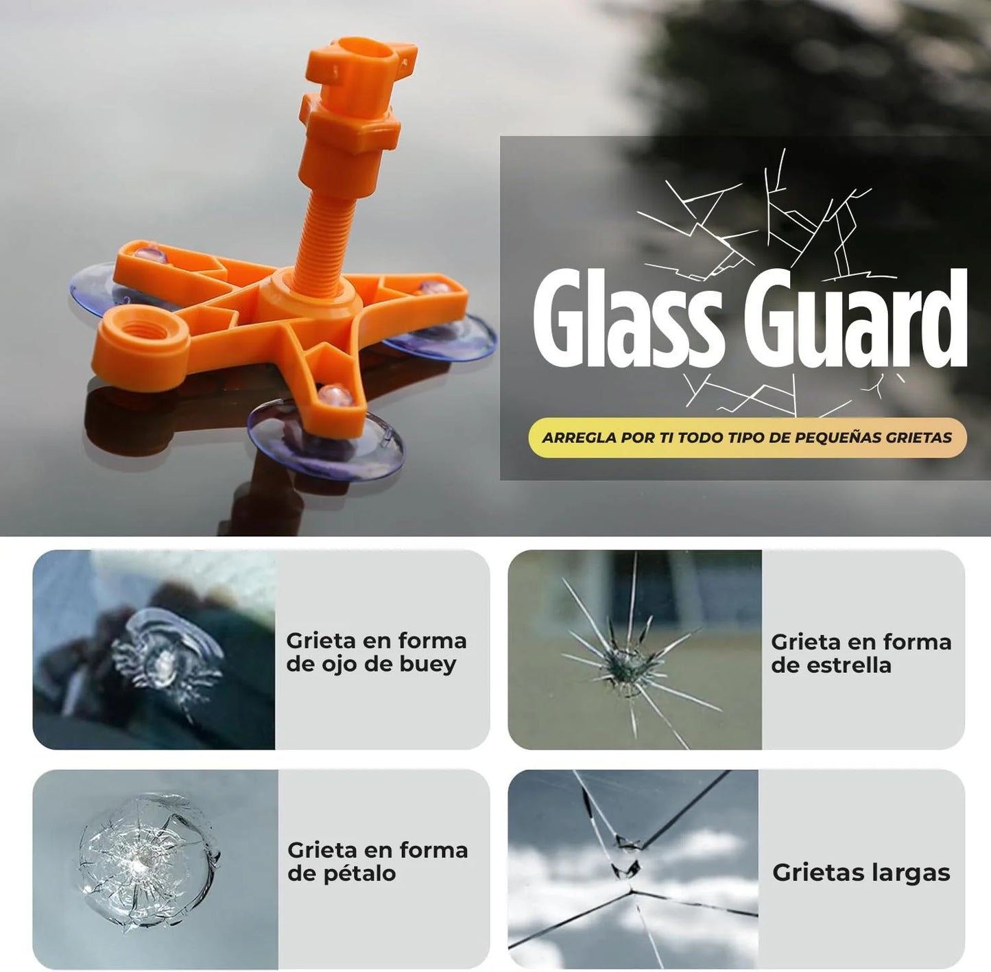 GlassGuard - Reparador de fracturas de vidrio