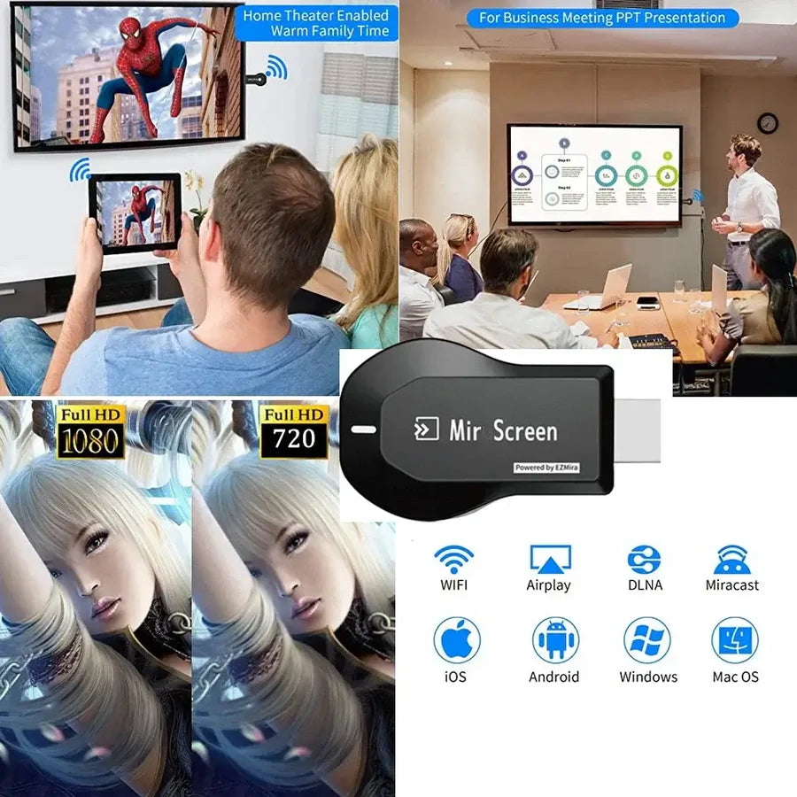 AnyCast™️ l Conéctese sin esfuerzo 50 % de descuento