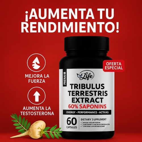 Tribulus Terrestris Capsulas Life Health