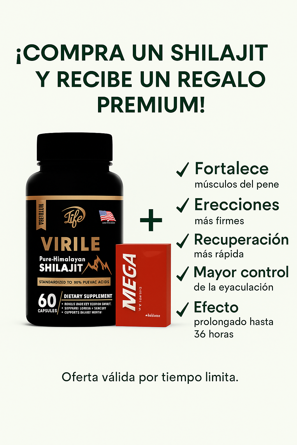 Shilajit Life: Compra 1 y Llévate un MegaFruit ¡TOTALMENTE Gratis! 🎁