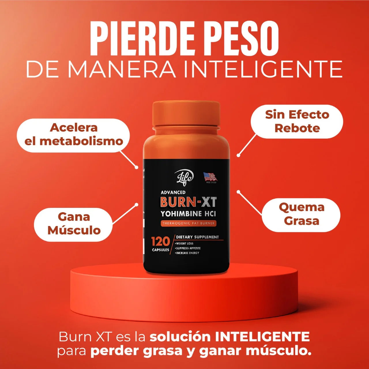 BURN XT ADELGAZANTE NATURAL 30 CAPSULAS