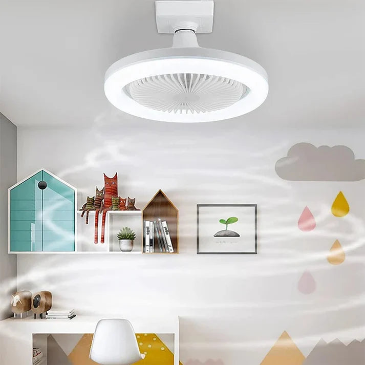 "AuraLight: Iluminación y Frescura al Estilo Abanico"