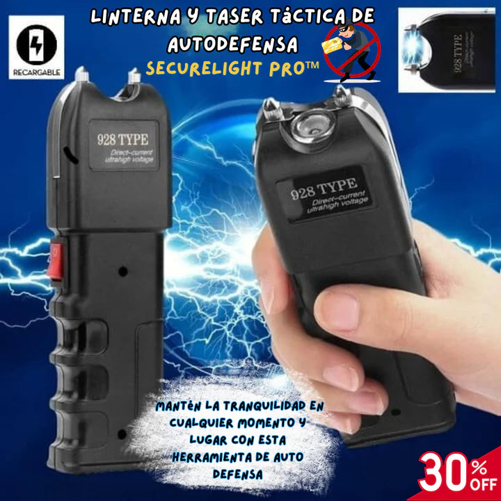 Linterna Táctica de Autodefensa - SecureLight Pro™ 🌟💥