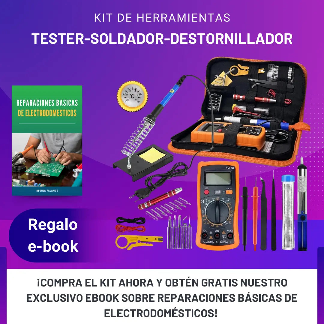 SolderSwift™ Kit De Herramientas + Obsequio E-Book De Reparaciones Basicas De Electrodomesticos