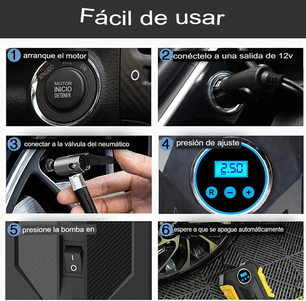 "AirPulse Pro: Potencia y Eficiencia en Cada Inflado"