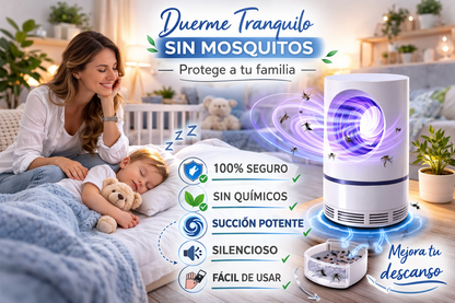 ATRAPA Y ELIMINA LOS MOSQUITOS AL INSTANTE