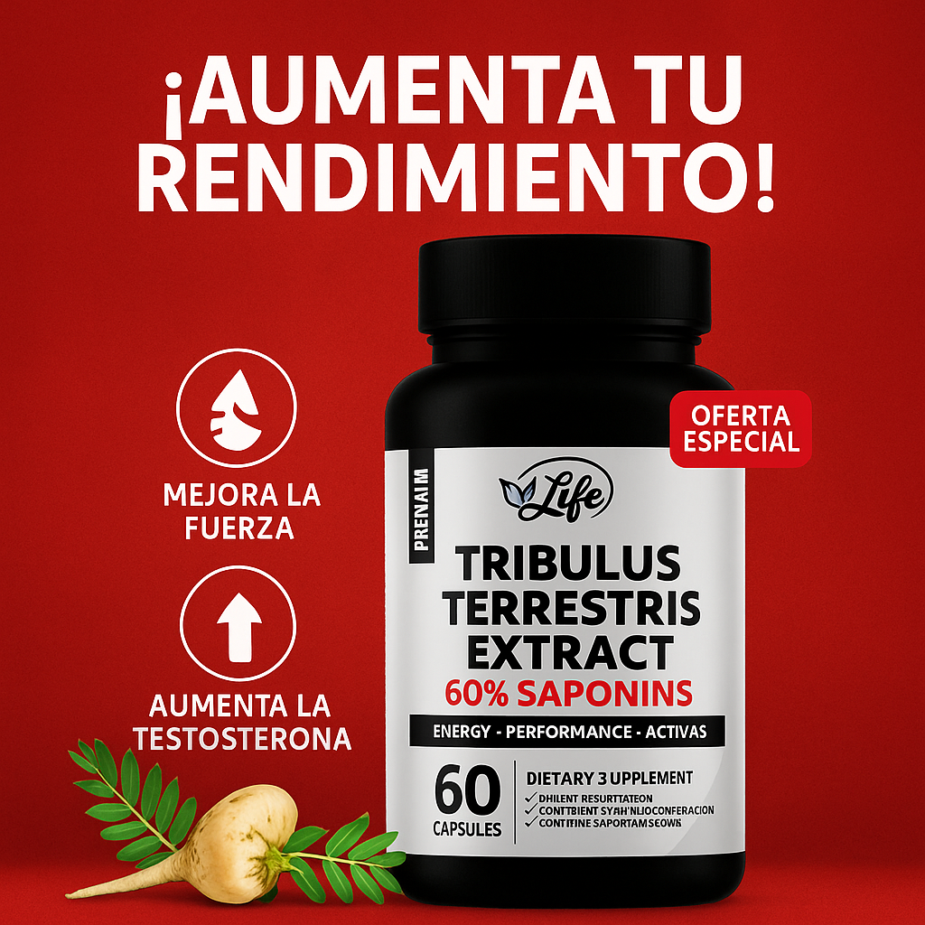 Tribulus Terrestris Capsulas Life Health