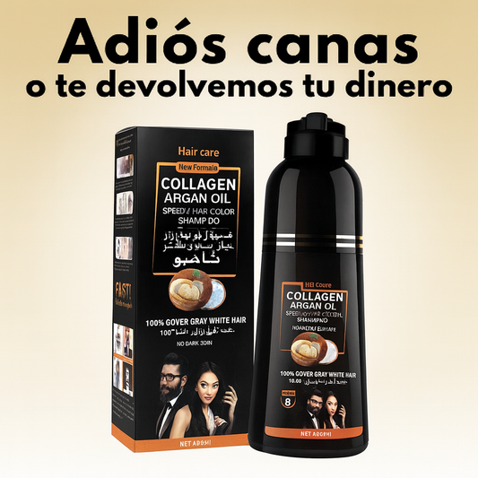 SHAMPOO CUBRE CANAS DE BARBA Y CABELLO  10 en 1