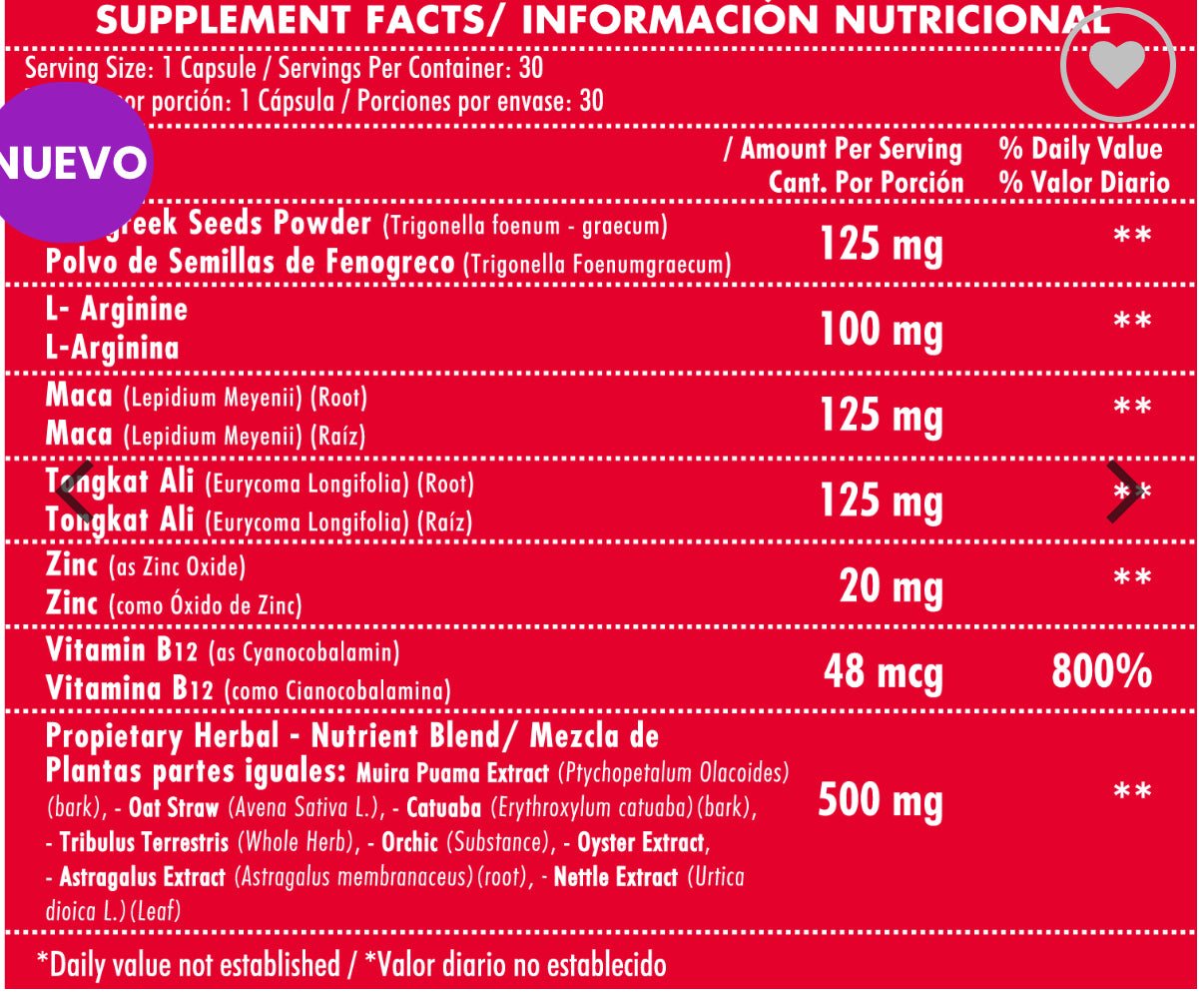 "Vigor Pro: Impulsa Tu Confianza Impulsa tu tamaño"